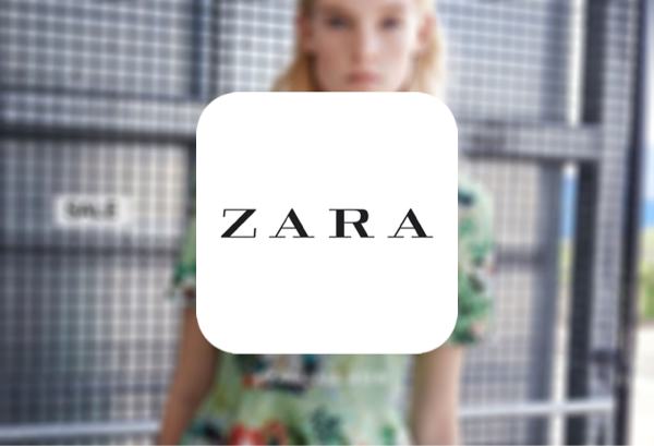 ZARAのiPhoneアプリ