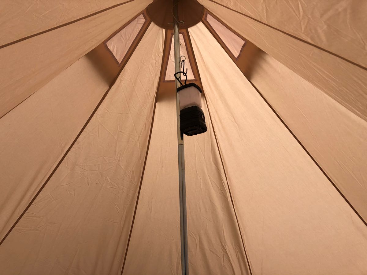 自宅の庭でおうちキャンプやってみた。ノルディスク「Asgard 7.1 Basic Cotton Tent」